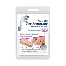 Visco-GEL Toe Protector Tan Toe Protector Small Pull-On for the Foot P82-S