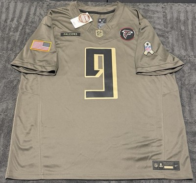 Nike Falcons Michael Penix Jr. Vapor FUSE Salute to Service Jersey XXL NWT
