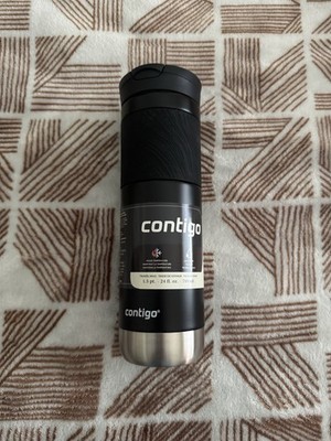 Contigo Travel Mug 710mL Black Stainless Steel Insulated With Lid