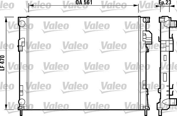 Valeo KüHler, MotorküHlung U.A. FüR Nissan, Opel, Renault, Vauxhall-image