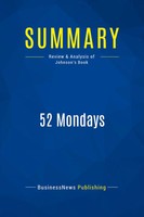 Businessnews Publishing | Summary: 52 Mondays | Taschenbuch | Englisch (2016)