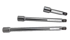 3-Pc. 3/8" DR. x 3" 6" 8" Extension Bar Chrome-Plated Polished Steel Set