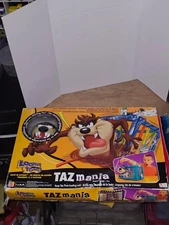 Mattel Taz Mania Back in Action Board Game 2003 Whirling Tasmanian All Pieces
