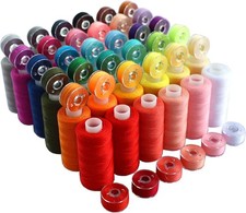 72 PCS Sewing Thread Assortment,36 Color Thread for Sewing Machine with 36 Sam..
