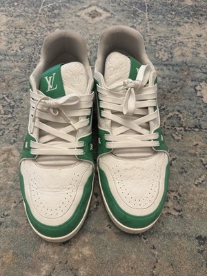 Louis Vuitton Trainers #54 Signature Green White Size 12