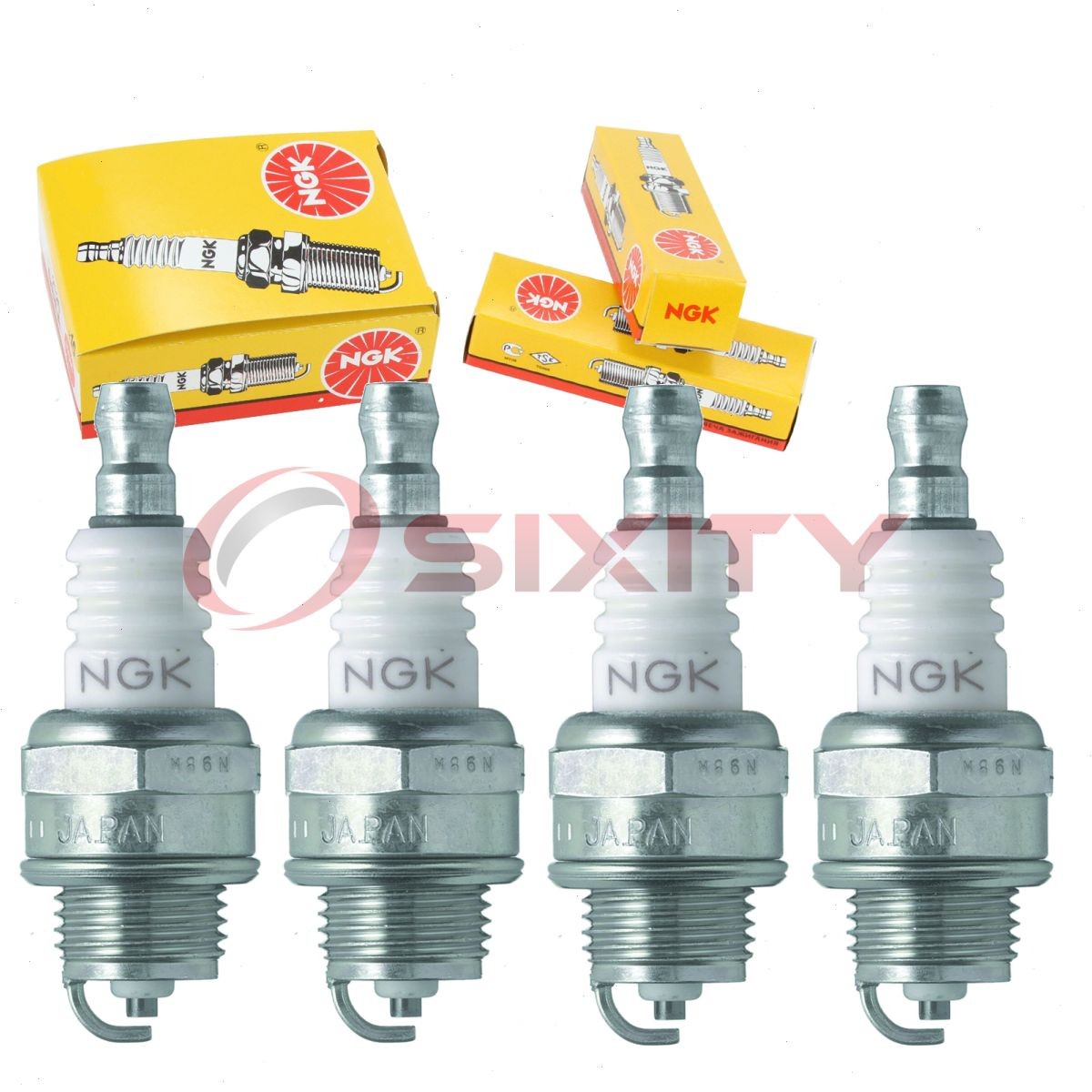 4 pc NGK 6026 BPM6A-10 Standard Spark Plugs for W20MPU10 W20FPU10 pu