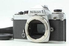 Meter Works Near MINT Nikon FE Silver 35mm SLR Film Camera Body From JAPAN
