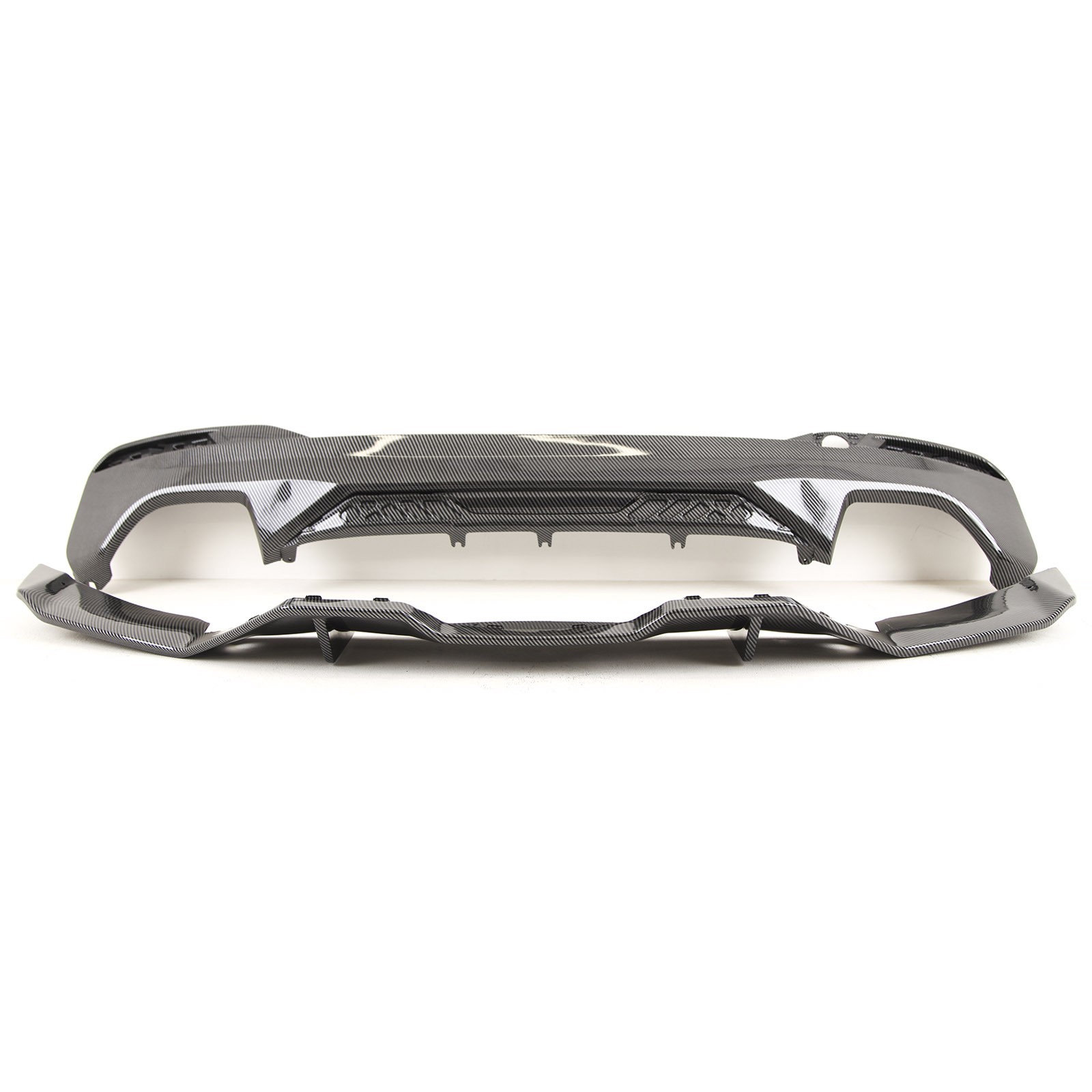Fits BMW 5 Series G30 G31 Rear Bumper Diffuser Carbon Look