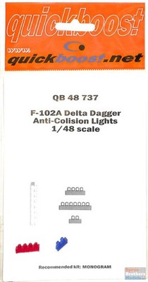QBT48737 1:48 Quickboost F-102 Delta Dagger Anti-Collision Lights (REV kit)