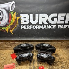 08-17 Subaru Wrx Sti Oem Brembo Big Brake Calipers Set Front Rear Black 128k