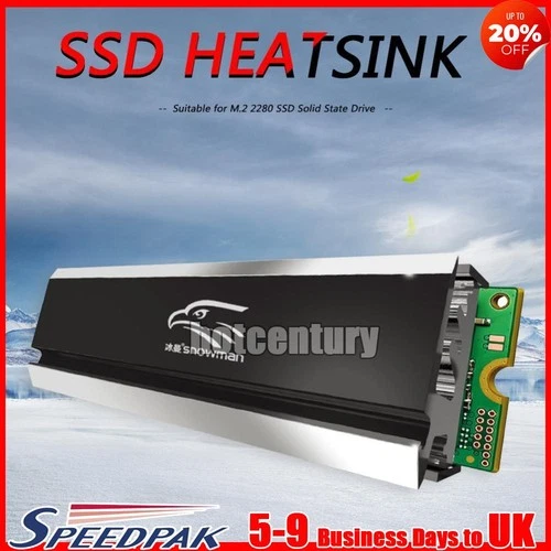 M.2 2280 SSD Heat Sink Cooler Thermal Pad Solid State Hard Disk Radiator