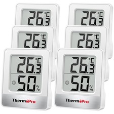 ThermoPro TP49-6 Raumthermometer Temperatur Feuchtigkeit Monitor
