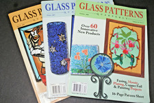 SP18 Stained Glass Patterns, Glass Patterns Quarterly, Lot of 3, 2007, 2008