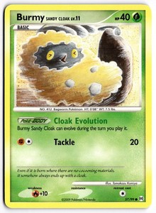 Burmy Sandy Cloak 57/99 Arceus Common