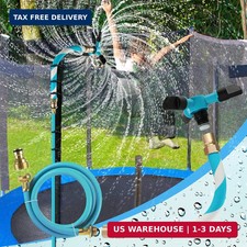 Trampoline Sprinkler for Kids Backyard Water Park Net Friendly WaterWhirl Outdoo