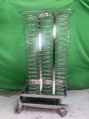 Rational 60.22.399 Mobile Plate Rack  (100) Plate Capacity Appears New 2016