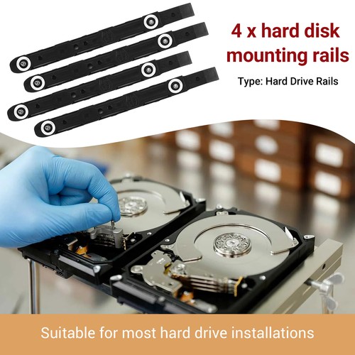 Pack de 4 rails de montage pour disque dur châssis disque dur5954 - Photo 6/7