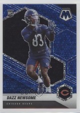 2021 Panini Mosaic Rookies No Huddle Blue Prizm 58/75 Dazz Newsome #396 0o87