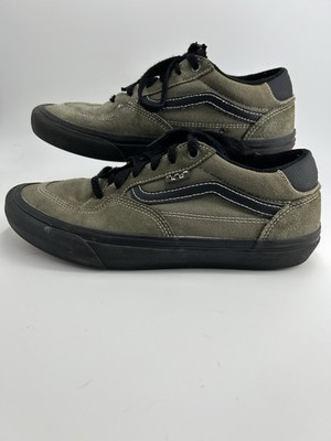 VANS Old Skool School Rowan Low Top Men s 8.5 Olive /Army Green and Black 500714