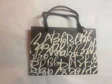 Bumble & Bumble Mini Retail Shopping Bag Gift Bag Black and White Resuable Bag