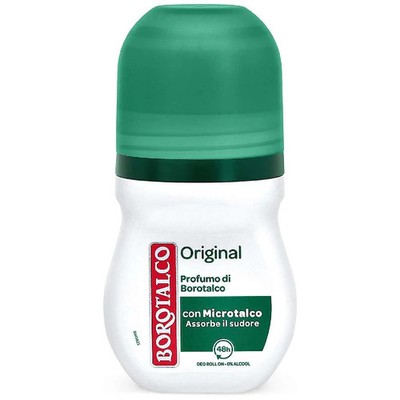 8 x Borotalco Roberts Roll-On Deo, Original Alkoholfrei 50 ml Deoroller