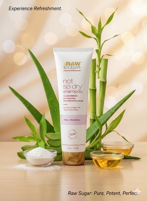 dry shampoo RAW SUGAR Not So Dry Aloe Bamboo Tapioca Rice Starch 4 fl oz