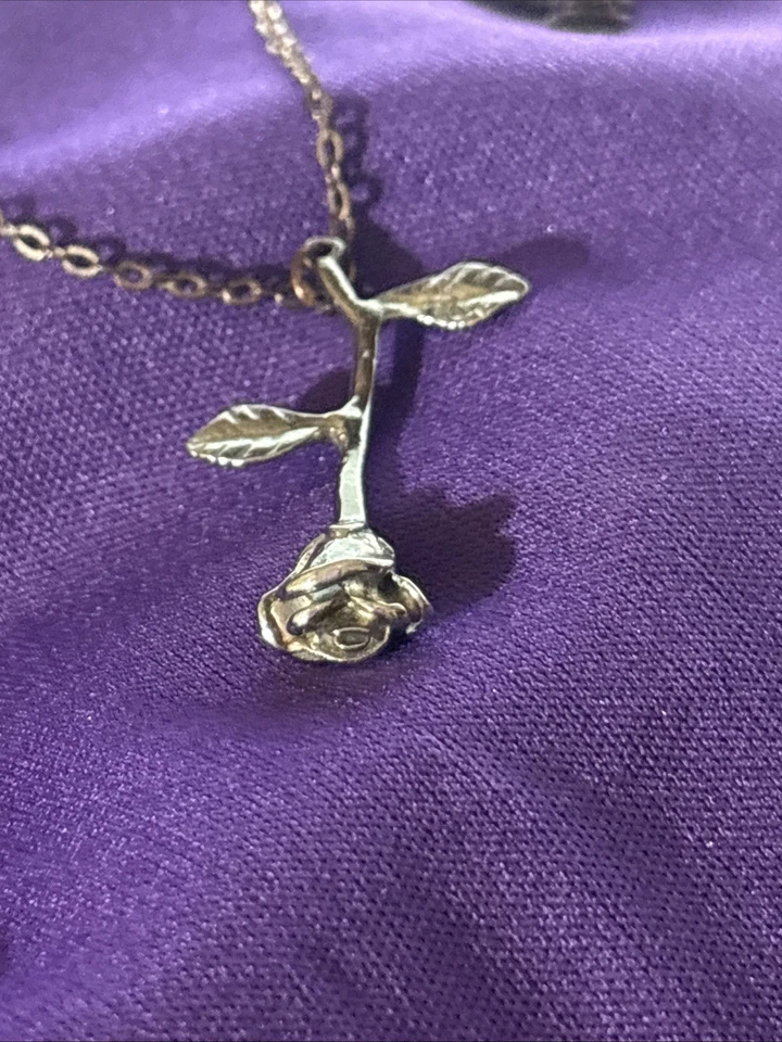 Collar Colgante Depeche Mode Violator Chapado en Plata Rosa Foto 3 de 4