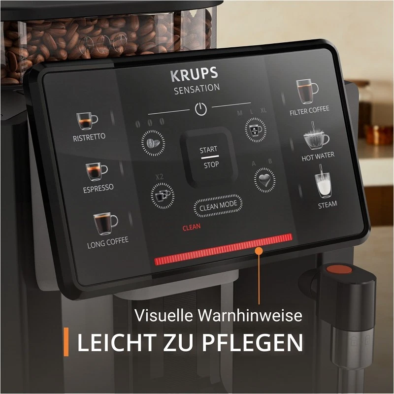 Krups Espresso/Kaffee-Vollautomat EA910A Sensation C90 - Bild 4 von 4