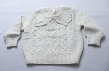 Gap Baby's CashSoft Midweight Collared Sweater EH6 Ivory Size 6-12M NWT