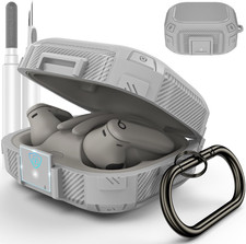  Upgrade Secure Lock for Beats Powerbeats Pro 2 Case Cover, Carbon Fiber Shock