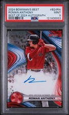 2024 Bowman’s Best Roman Anthony AU Best of 2024 Autograph Boston Red Sox PSA 9