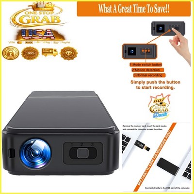 Mini 1080P HD Video Camera 64GB Motion Detection for Home Office Security