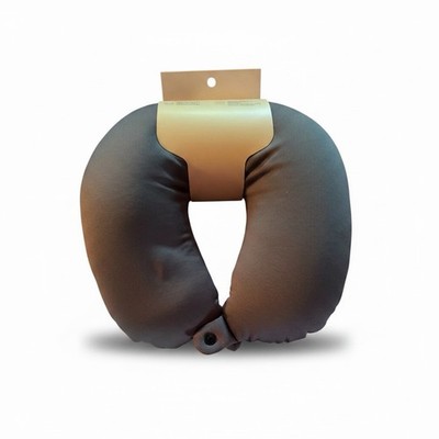 Open Story Comfortable Travel Neck Pillow Dark Gray 91% Recycled Material NWT!!