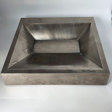 Vintage Marlboro Metall Tray 30cm Heavy Bar Advertising Display Industrial 3,2kg