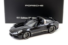Minichamps 1:18 Porsche 911 992 Targa 4 GTS Black 50 Years Design WAP DE