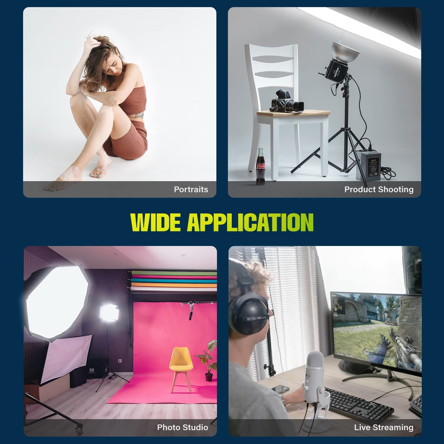 Julius Studio (Spiral Design) 1-Pack 30W Photo Light Bulbs, 300W Equivalent C...