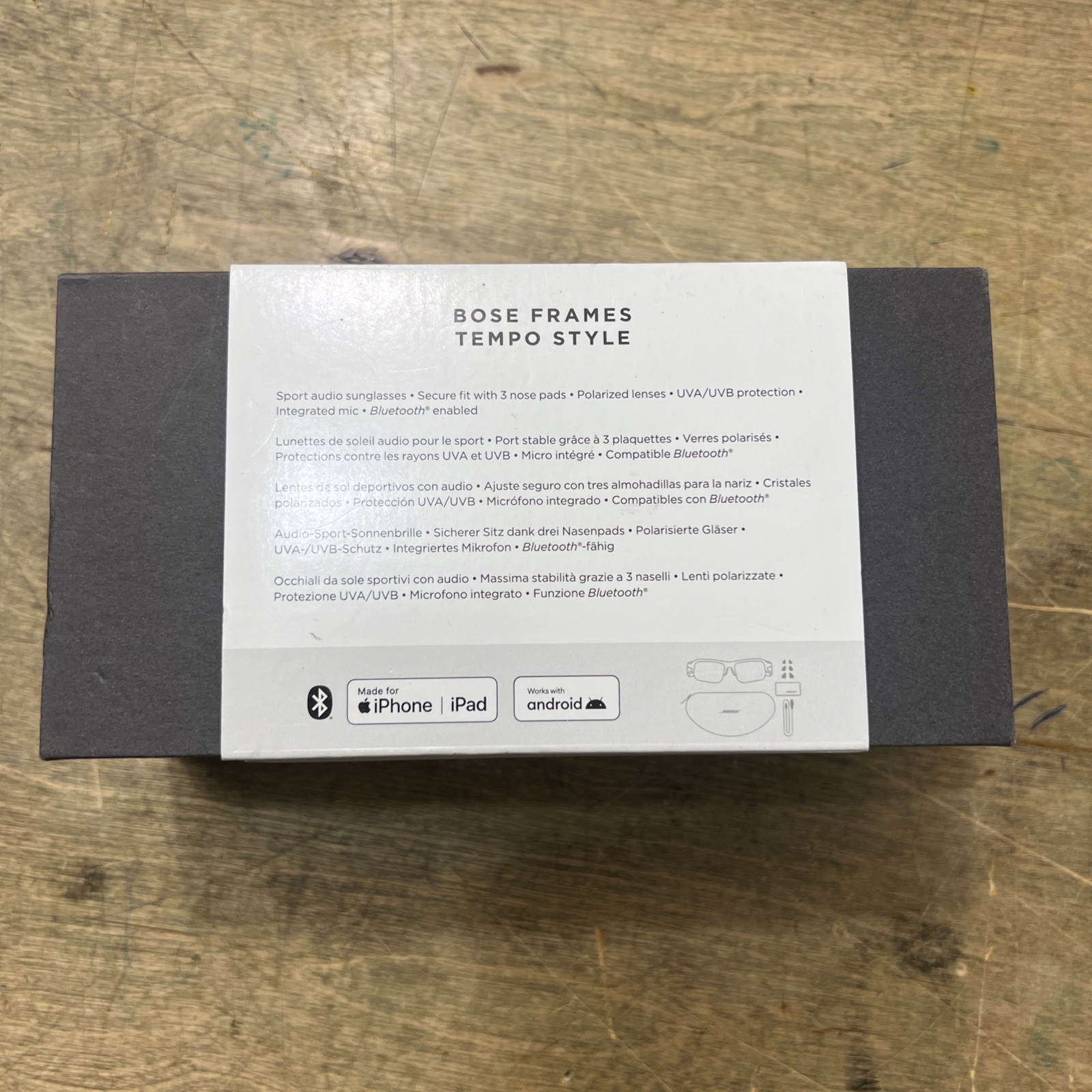 Bose Frames Tempo Audio Sport Sunglasses - Black (839767-0110)