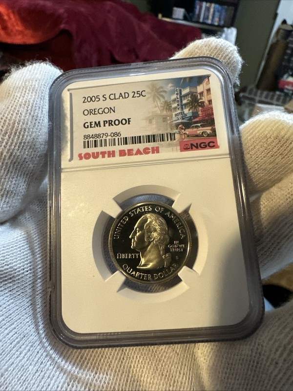 2006-S Clad Proof Oregon Statehood Quarter NGC GEM PROOF- SOUTH BEACH