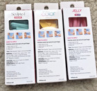 NIB KISS 3 pack Nails Pink Yellow Teal — photo 2