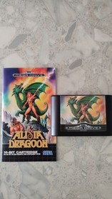 Alisia Dragoon SEGA Mega Drive Genesis 16 Bit Game Card with Box & Manual