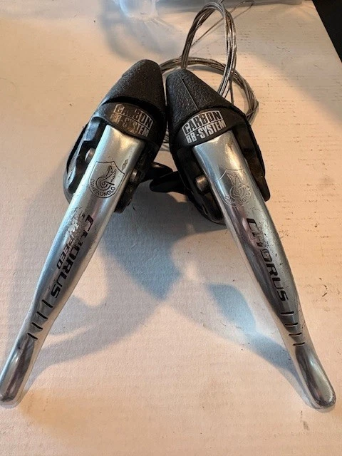 Combo Leviers Campagnolo Mirage 9 Vitesses - Ergo Vintage Italie