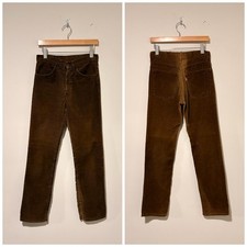 80s vintage levis 519 brown corduroy pants size 29 541463