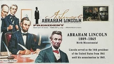 BDAOCITW KSC Cachets 4383 Abraham Lincoln Wartime President Springfield, IL
