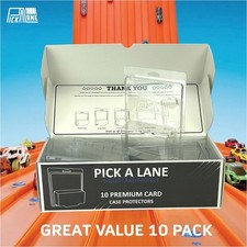 x 10 Pick A Lane Hot Wheels Car Protector Car Keeper Case PREMIUM CARD