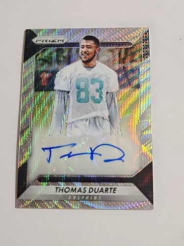 Thomas Duarte 2016 Prizm Silver Wave Autografo Auto Rookie RC Serie #/149 - Foto 4 di 7