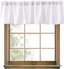 Burlap Natural Valance Rod Pocket Window Curtain Valance Rustic Home D cor 56 by
