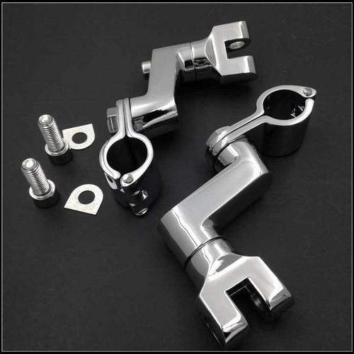 Foot Peg Brackets Mounting Passenger Aluminum Fits For Honda Valkyrie 00-03 - Picture 4 of 5