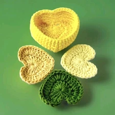 3 Cotton Face Rounds - Eco-Friendly Facial Pads, Crochet Scrubbies, Reusable Pad