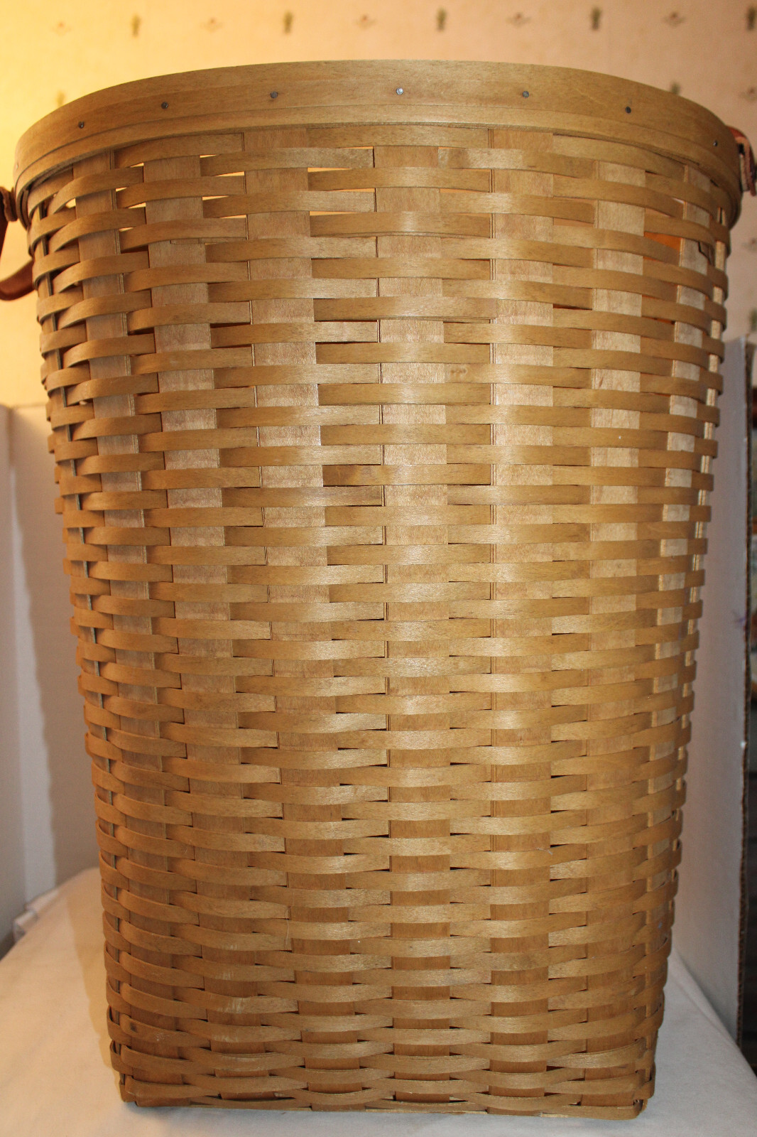 LONGABERGER EXTRA LARGE OVAL WASTE BASKET, HOST, 2003 eBay