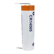 Welding Foot Model CR14505 Battery Water Meter 1400mAh Battery 3V Voltage
